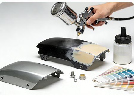 Automotive paint matting agent